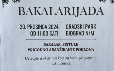 Bakalarijada prigodom nadolazećih blagdana