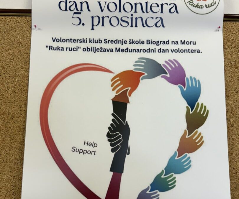 U Srednjoj školi Biograd na Moru obilježen Međunarodni dan volontera