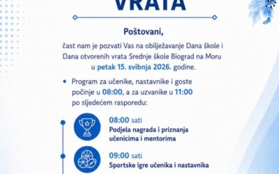 DAN ŠKOLE I DAN OTOVRENIH VRATA
