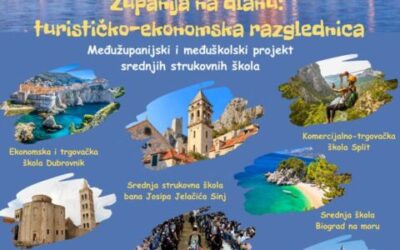 Projekt: Županija na dlanu: turističko-ekonomska razglednica – učenje koje povezuje Hrvatsku